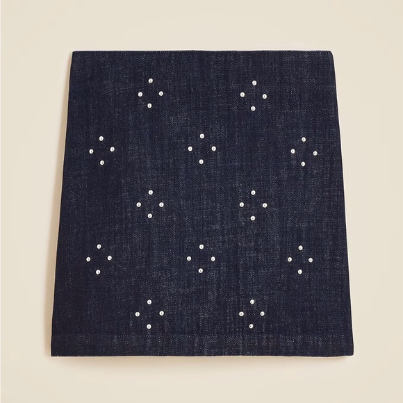 J. Crew Denim Skirt NWT Size 2 - Picture 2 of 8